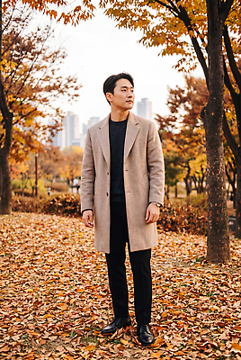 JPG 나무 편집이미지 공원 남자 자연 나뭇잎 서기 풍경 정장 산책 코트 가을 도시 일과 의료성형뷰티 편집실사 AI인물포토 AI콘텐츠 식물 옷 계절 공공시설 잎 모션 휴식 사람 외투 CG 생태계 파일형식 AI포토 컨셉 상의 시설