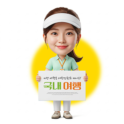 PSD 편집이미지 캐릭터 여자 여행 가이드 안내 알림판 밝음 국내여행 여행준비 이미지편집 직업 사람 준비 파일형식