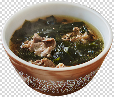 편집이미지 그릇 한식 음식 한국 건강 육류 요리 소고기 뜨거움 해조류 맛 국 향 미역 PNG 식기 아시아 컨셉 식재료 해양식물 파일형식 나라 수중식물 식물