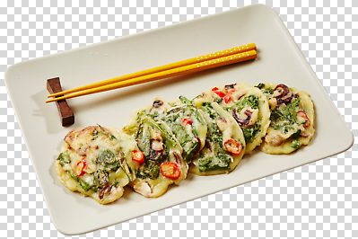 편집이미지 접시 한식 음식 재료 젓가락 디저트 요리 식사 맛 전 PNG 부추전 바삭바삭 식기 컨셉 수저 부침개 파일형식