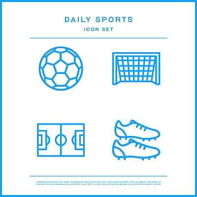 운동화 축구용품 스포츠시설 건강 구기 파일형식 벡터 축구 공 골대 축구장 축구화 스포츠 운동 협력 취미 AI파일 일러스트 국내일러스트