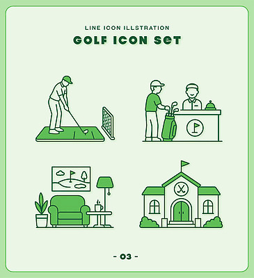 스포츠 골프 가방 일러스트 골프장 운동선수 실내 장비 도구 고객 연습 직원 국내일러스트 AI파일 잡화 스포츠시설 내부 구기 파일형식 벡터 시설
