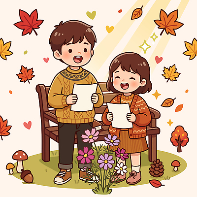 나무 공원 꽃 행복 기독교 종이 어린이 낙엽 일러스트 노래 자연 놀이 웃음 친구 햇빛 가을 읽기 성경학교 국내일러스트 AI파일 식물 계절 공공시설 감정 종교 음악 잎 학교 관계 모션 표정 사람 빛 생태계 파일형식 벡터 교육 문화예술 시설