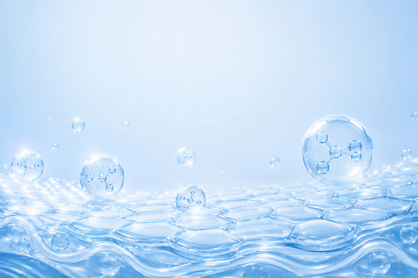 JPG 편집이미지 물결 백그라운드 자연 물 파란색 물방울 수분 피부관리 이미지편집 AI컴퓨터그래픽 AI콘텐츠 자연요소 컬러 뷰티 생태계 파일형식