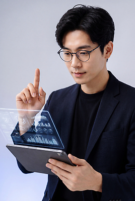 JPG 편집이미지 남자 손가락 기술 태블릿 사무실 디지털 스크린 자료 과학기술 정보 작업 집중 분석 인터페이스 의료성형뷰티 편집실사 AI컴퓨터그래픽 AI콘텐츠 손 컨셉 비즈니스 사람 전자제품 스마트기기 CG 파일형식 신체부위