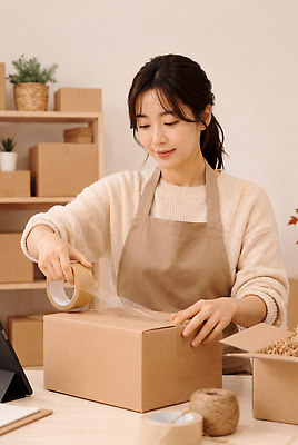JPG 편집이미지 손 여자 재료 포장 탁자 상자 사무실 작업 오브젝트 체크 테이프 정리 과정 의료성형뷰티 편집실사 AI인물포토 AI콘텐츠 가구 컨셉 비즈니스 문구용품 사람 신체부위 CG 파일형식 AI포토 생활용품