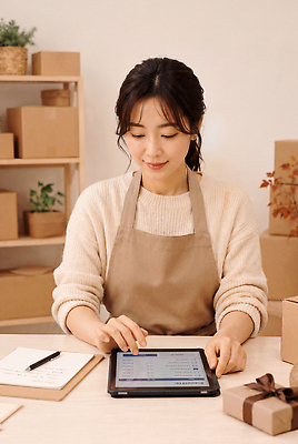 JPG 편집이미지 여자 손가락 탁자 책 상자 태블릿 사무실 펜 공책 집중 아이템 의료성형뷰티 편집실사 AI인물포토 AI콘텐츠 손 가구 컨셉 비즈니스 문구용품 사람 전자제품 스마트기기 필기구 CG 파일형식 AI포토 생활용품 신체부위 오브젝트