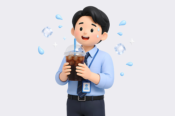 PSD 편집이미지 캐릭터 남자 음료 표정 웃음 정장 일상 얼음 기쁨 물방울 비즈니스맨 만족 편집3D 자연요소 옷 감정 비즈니스 사람 라이프 3D 직장인 파일형식 직업 생활 디지털합성