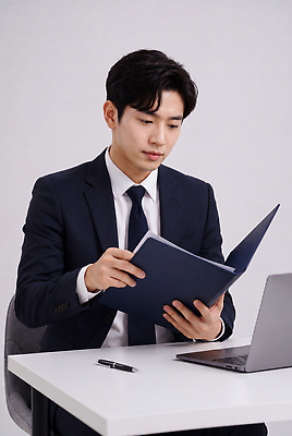 JPG 편집이미지 남자 비즈니스 정장 노트북 사무실 펜 자료 구직 업무 작업 사무 비즈니스맨 집중 책상 문서 의료성형뷰티 편집실사 AI인물포토 AI콘텐츠 옷 가구 컨셉 사람 전자제품 필기구 직장인 CG 파일형식 AI포토 직업 생활용품 문구용품 오브젝트