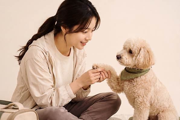 JPG 동물 편집이미지 여자 행복 반려견 실내 반려동물 손잡기 강아지 편안함 교감 놀기 이동가방 의료성형뷰티 편집실사 AI인물포토 AI콘텐츠 감정 가방 모션 사람 내부 감각 개 CG 파일형식 반려용품 AI포토 잡화 포유류 오브젝트