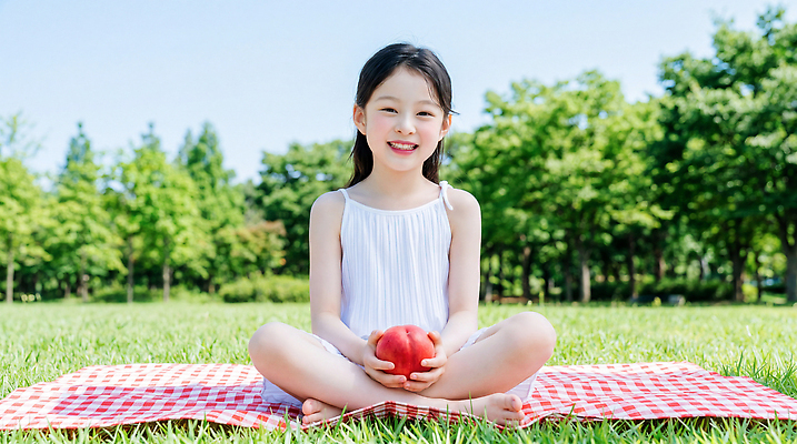 JPG 나무 편집이미지 공원 어린이 자연 밝음 웃음 앉기 소녀 잔디 여름 햇빛 소풍 담요 즐거움 돗자리 복숭아 감성 의료성형뷰티 청량 편집실사 AI인물포토 AI콘텐츠 식물 계절 공공시설 여자 감정 컨셉 과일 모션 표정 사람 빛 야외활동 CG 생태계 파일형식 AI포토 시설