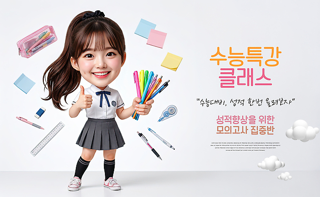 PSD 편집이미지 학생 교육 교복 청소년 수업 문구용품 학습 필기구 연필 공책 도구 강의 지우개 수험생 수능특강 클래스 이미지편집 옷 고등학생 학용품 사람 수능 오브젝트 특강 파일형식 시험