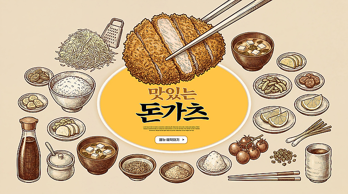 음식 과일 양념 커틀릿 파 파일형식 돈가스 반찬 국 밥 샐러드 레몬 대파 간장 식사 PSD 일러스트 국내일러스트