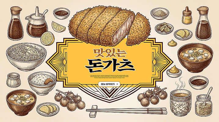 음식 과일 수저 양념 커틀릿 파일형식 돈가스 요리 반찬 소스 밥 젓가락 국 간장 레몬 샐러드 식사 PSD 일러스트 국내일러스트