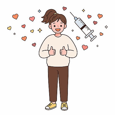 별 포즈 일러스트 의학 건강 사랑 웃음 기쁨 하트 긍정 백신 예방접종 접종 국내일러스트 HPV AI파일 자연요소 모양 감정 컨셉 표정 바이러스 파일형식 벡터