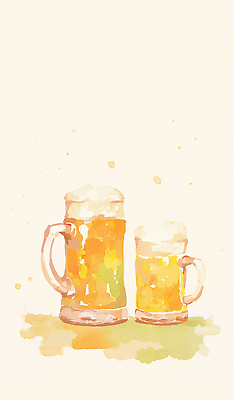 JPG 일러스트 잔 맥주 노란색 거품 음주 즐거움 맥주잔 맥주거품 국내일러스트 AI일러스트 AI콘텐츠 식기 감정 컬러 술잔 주류 파일형식 음료