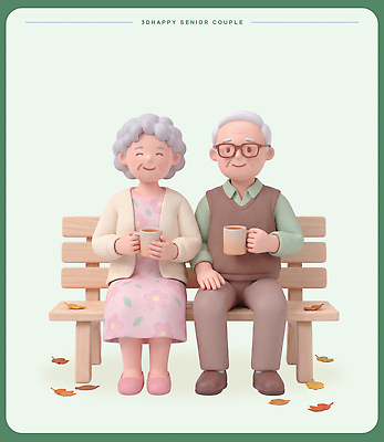 PSD 편집이미지 커플 노년 행복 낙엽 벤치 가족 따뜻함 대화 사랑 웃음 일상 노부부 가을 편집3D 부부 계절 감정 잎 의자 관계 표정 말하기 성인 라이프 3D 파일형식 식물 가구 모션 사람 생활 디지털합성 생활용품 오브젝트