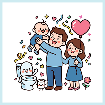 교육 행복 어린이 일러스트 가족 엄마 함께함 사랑 웃음 장식 기쁨 축하 아기 아빠 즐거움 화장실 풍선 국내일러스트 AI파일 감정 컨셉 관계 표정 사람 파일형식 벡터