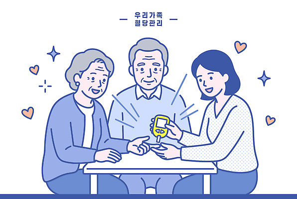 노년 일러스트 가족 탁자 건강 관리 대화 치료 기계 측정 소통 당뇨병 혈당 혈당계 국내일러스트 AI파일 가구 컨셉 의학 관계 말하기 성인 의료용품 혈액 질병 파일형식 벡터 생활용품 의료기기 모션 사람 오브젝트