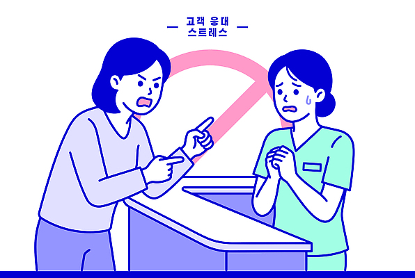 손 감정 일러스트 커뮤니케이션 스트레스 표정 병원 대화 분노 짜증 고객 직원 서비스 걱정 문제 긴장 해결 불만 반응 국내일러스트 AI파일 의학 말하기 신체부위 파일형식 벡터 모션 사람