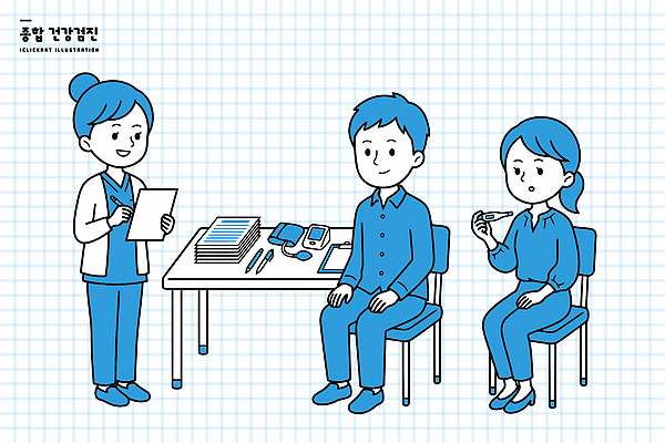 의학 의료진 검사 파일형식 벡터 건강 진료 병원 간호사 환자 치료 상담 증상 기록 신체검사 의사 일러스트 국내일러스트 AI파일 건강검진