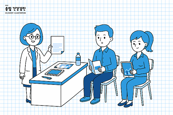 가구 의학 말하기 의료진 검사 파일형식 벡터 의사 환자 보호자 상담 설명서 자료 방 책상 의자 병원 건강 치료 질문 답변 안전 정보 진료 대화 일러스트 국내일러스트 AI파일 건강검진