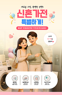 템플릿 결혼 신혼부부 함께함 쇼핑 상점 가전제품 선택 전자레인지 상품 서비스 신혼 냉장고 세탁기 혼수품 필요 이미지템플릿 AI파일 부부 컨셉 이벤트 레인지 오브젝트 파일형식 벡터 커플 관계