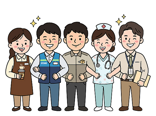 직업 커피 유니폼 일러스트 협력 직장 건강 대화 웃음 안전 사람 사무실 상점 간호사 의사 작업 고객 서비스 국내일러스트 AI파일 옷 음료 회사 비즈니스 표정 말하기 의료진 파일형식 벡터 의학 모션