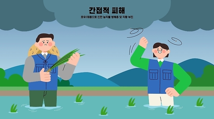 자연요소 직업 감정 산업 밭 농업 논 사람 농장 비 자연재해 파일형식 벡터 구름_자연 먹구름 논밭 태풍 호우 피해 식물 작업 물 걱정 농경지 문제 수확 농부 날씨 농작물 일러스트 국내일러스트 남자 여자 AI파일