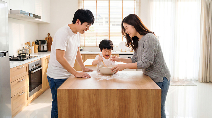 남자 감정 어린이 컨셉 가족 관계 디저트 표정 사람 가루 CG 파일형식 AI포토 주방 요리 쿠키 부모 재료 웃음 함께함 사랑 행복 놀이 밀가루 반죽 편집이미지 편집실사 JPG 의료성형뷰티 소년 여자 AI인물포토 AI콘텐츠