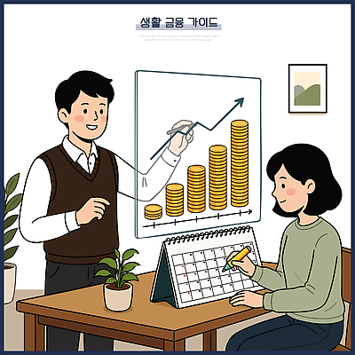 여자 남자 돈 일러스트 그래프 관리 대화 생활 금융 경제 사무실 달력 메모지 표 계획 투자 상승 서류판 재정 국내일러스트 AI파일 컨셉 비즈니스 말하기 사람 사무용품 재산 파일형식 벡터 모션 문구용품 오브젝트