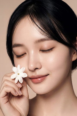 식물 모션 표정 사람 신체부위 뷰티 CG 파일형식 AI포토 들기 눈감음 여자 꽃 미소 얼굴 눈 손 편집이미지 편집실사 JPG 피부관리 의료성형뷰티 AI인물포토 AI콘텐츠