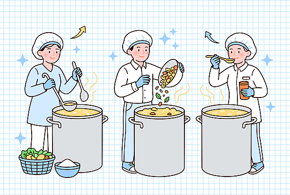 음식 채소 일러스트 식재료 재료 주방용품 반찬 요리 요리사 식사 냄비 준비 국 요리중 급식 급식소 국내일러스트 AI파일 직업 생활용품 모션 솥 파일형식 벡터 오브젝트