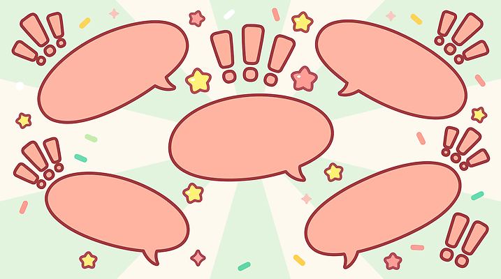 디자인 별 백그라운드 말풍선 일러스트 아이디어 대화 소통 상상력 창의력 국내일러스트 AI파일 자연요소 컨셉 말하기 파일형식 벡터 모션