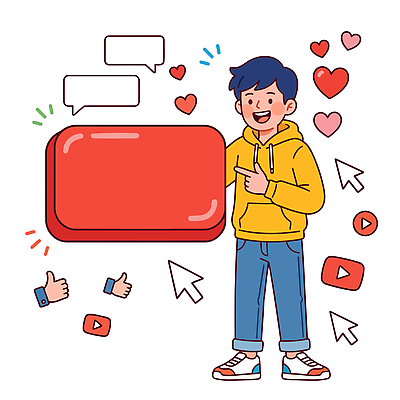 디자인 일러스트 버튼 대화 웃음 사람 손짓 소년 청바지 하트 영상 후드티셔츠 소셜미디어 채팅 유튜브 국내일러스트 AI파일 모양 남자 어린이 티셔츠 바지 모션 표정 말하기 파일형식 벡터 셔츠 하의 옷 상의
