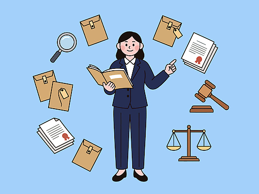 여자 상징 일러스트 책 가리킴 업무 판사 검사 문서 법 법원 정의 처리 법의날 국내일러스트 AI파일 사람 손짓 작업 법률가 파일형식 벡터 법정기념일 직업 기념일 모션 이벤트