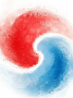 JPG 전통 문양 디자인 상징 일러스트 한국 빨간색 파란색 태극기 그림 태극 국내일러스트 AI일러스트 AI콘텐츠 아시아 컬러 국기 파일형식 나라