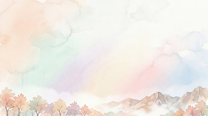 식물 계절 모션 말하기 미술도구 감각 그림 생태계 파일형식 AI콘텐츠 가을 나무 산 물감 백그라운드 풍경 자연 하늘 회화 예술 그리기 부드러움 조화 풍경화 일러스트 국내일러스트 JPG AI일러스트