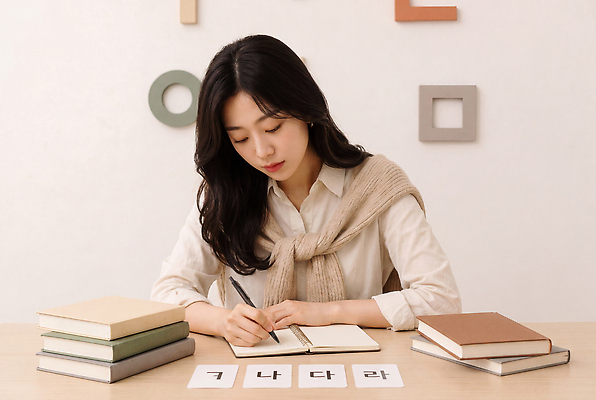 교육 가구 컨셉 문구용품 사람 신체부위 CG 파일형식 AI포토 여자 책상 기록 공책 책 학습 조명 방 깨끗함 집중 작업 문자 손 편집이미지 편집실사 JPG AI인물포토 AI콘텐츠 의료성형뷰티