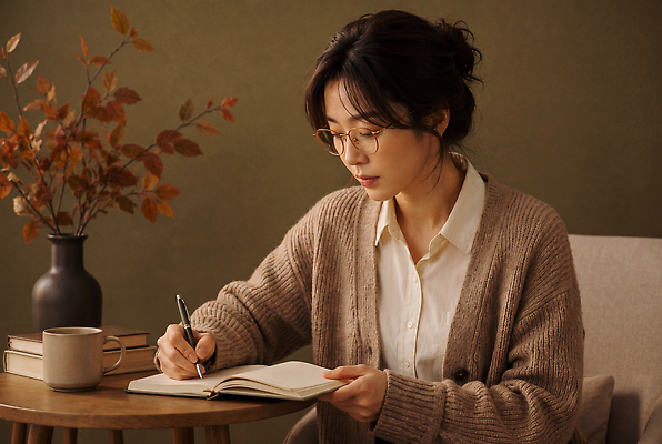 JPG 식물 편집이미지 여자 의자 탁자 휴식 책 공책 기록 집중 의료성형뷰티 차분 편집실사 AI인물포토 AI콘텐츠 가구 컨셉 문구용품 사람 CG 파일형식 AI포토 생활용품 오브젝트