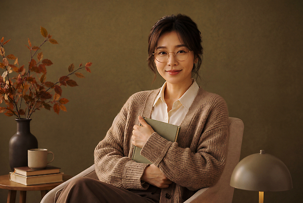 JPG 식물 편집이미지 여자 의자 안기 앉기 일상 책 독서 꽃병 방 가을 편안함 의료성형뷰티 편집실사 AI인물포토 AI콘텐츠 계절 꽃 가구 모션 사람 라이프 감각 CG 파일형식 AI포토 생활용품 생활 오브젝트