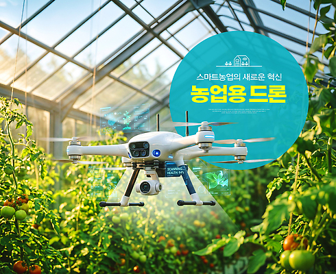 PSD 식물 편집이미지 농업 기술 관리 농작물 환경 자료 분석 혁명 드론 온실 스마트팜 이미지편집 산업 컨셉 농장 파일형식