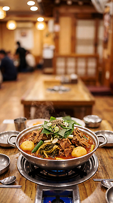 JPG 편집이미지 한식 채소 재료 탁자 육류 식당 식사 뜨거움 맛 국물 감자탕 편집실사 AI포토 AI콘텐츠 음식 가구 컨셉 식재료 상점 CG 파일형식 생활용품 오브젝트