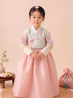 JPG 편집이미지 한국문화 여자 어린이 장신구 미소 웃음 추석 귀여움 전통의상 한복 손모으기 아동복 의료성형뷰티 편집실사 AI인물포토 AI콘텐츠 동양문화 한국전통 전통 옷 명절 컨셉 한국 표정 사람 손짓 CG 파일형식 AI포토 기념일 아시아 문화 모션 나라 이벤트
