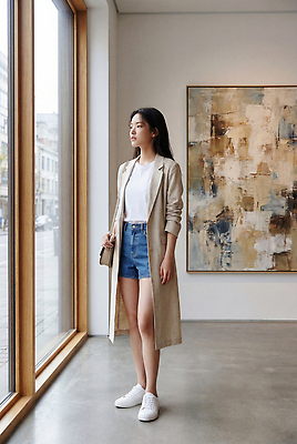 JPG 편집이미지 옷 여자 패션 창 예술 거리 슬리퍼 실내 풍경 건물 일상 도시 미술관 관람 린넨 의료성형뷰티 편집실사 AI인물포토 AI콘텐츠 건축물 신발 사람 내부 라이프 직물 CG 파일형식 AI포토 건축 생활