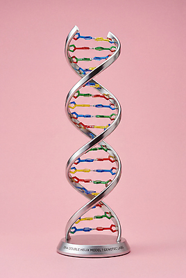 JPG 편집이미지 교육 과학 생명 실험 장식 모형 금속 DNA 생물학 분자구조 이중나선 편집실사 AI컴퓨터그래픽 AI콘텐츠 재질 생명공학 CG 파일형식 의학