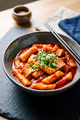 JPG 편집이미지 그릇 음식 탁자 요리 주방 떡볶이 매움 깨 쪽파 편집실사 AI포토 AI콘텐츠 식기 가구 식재료 조미료 맛 분식 CG 파 파일형식 생활용품 컨셉 채소 향미료 양념 오브젝트