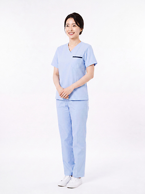 JPG 편집이미지 직업 여자 운동화 유니폼 의학 서기 미소 간호사 손모으기 간호복 전문 의료성형뷰티 편집실사 AI인물포토 AI콘텐츠 옷 신발 모션 표정 사람 손짓 의료진 CG 파일형식 AI포토
