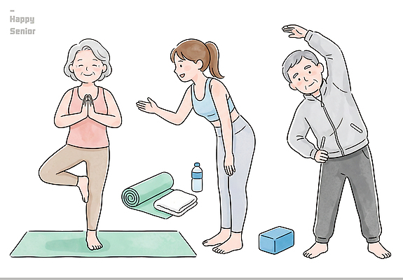 PSD 라이프스타일 웰빙 여자 노년 남자 포즈 일러스트 요가 수업 건강 수건 운동 강사 스트레칭 블록 매트 그룹 균형 물병 명상 국내일러스트 직업 교육 사람 성인 생활 위생용품 물통 파일형식 생활용품 오브젝트