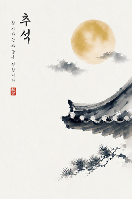 JPG 전통 전통문화 예술 곡선 일러스트 자연 하늘 조명 한국 풍경 건물 추석 달 가을 밤 직선 그림 문서 국내일러스트 AI일러스트 AI콘텐츠 자연요소 건축물 계절 명절 아시아 문화 선 생태계 파일형식 기념일 건축 나라 이벤트